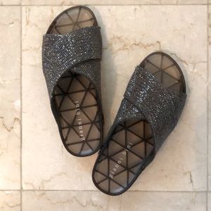 Gianni Bini Rhinestone Crossband sandal